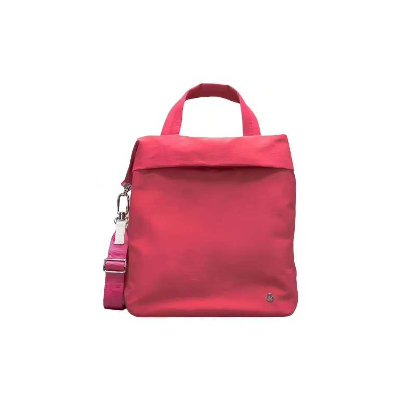 Lululemon Recycled Nylon Shoulder Bag Crossbody Bag Handbag Regular Women's Vintage Rose With White Opal-0