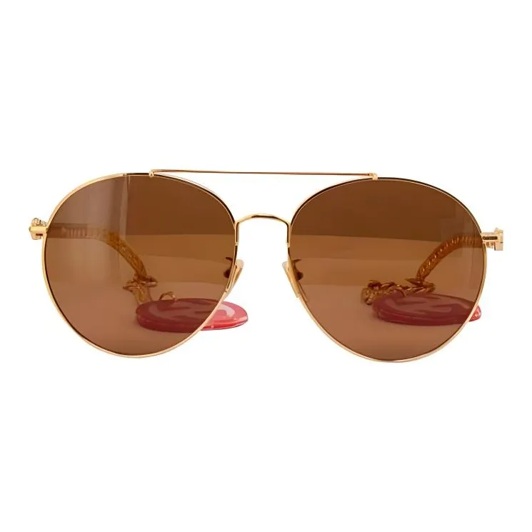 GUCCI Sunglasses Unisex Brown-1