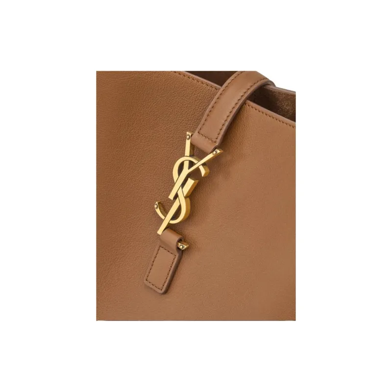 SAINT LAURENT Calfskin Handbag, Shoulder Bag Tubas Women's Fox-4