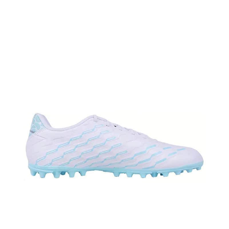 LiNing MG Rubber Short Studs Cushioning Anti Slip And Wear Resistant Soccer Shoes Men's Blue-1