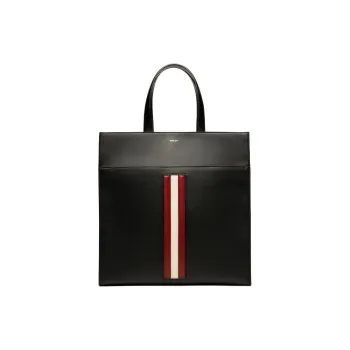 BALLY MYTHOS Regenerated Cow Leather Tote Bag Shopping Bag Handbag Women's Black