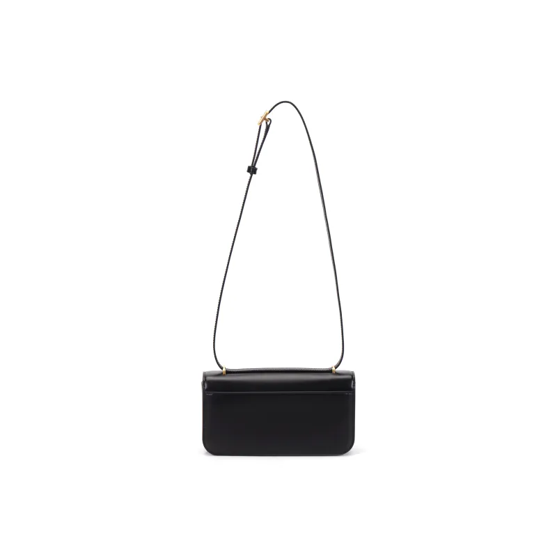 TORY BURCH Eleanor Leather Crossbody Bags Trumpets Women's Black-2