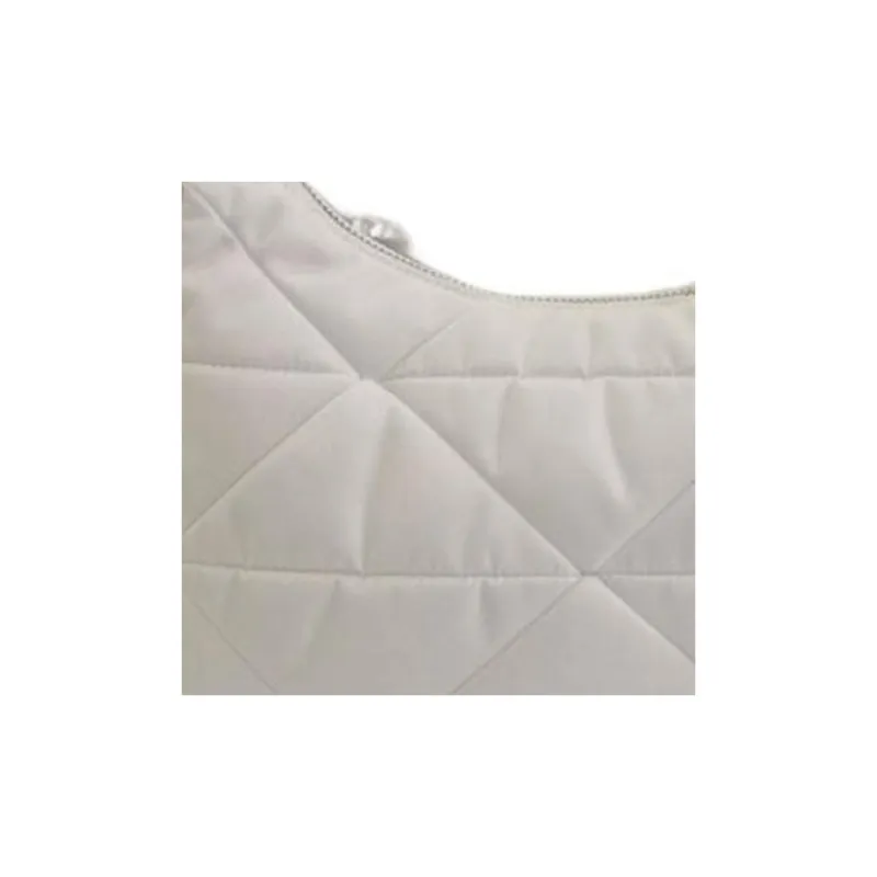 PRADA Nylon Shoulder Bag Women's White-4