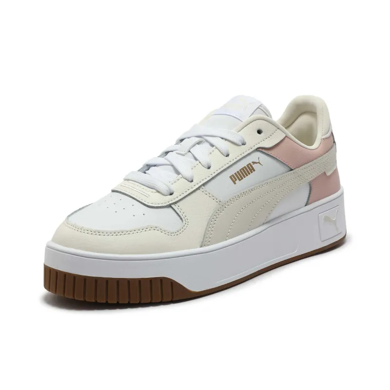 PUMA Warm And Wear-Resistant Low-Top Skateboard Shoes Women's Ecru-2