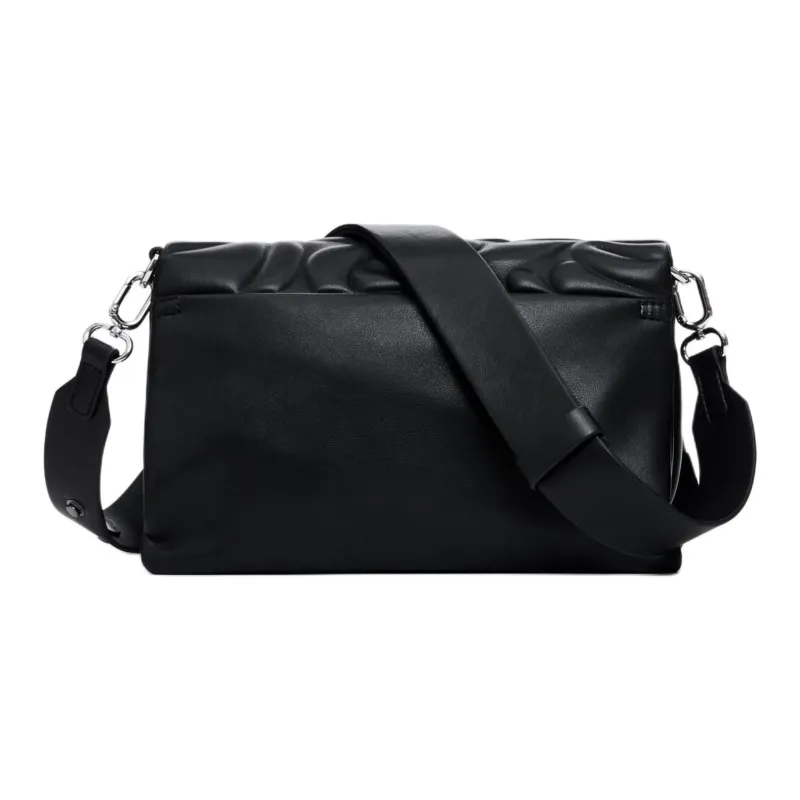 Desigual Polyurethane Shoulder Bag, Crossbody Bag, Handbag Regular Women's Black-3