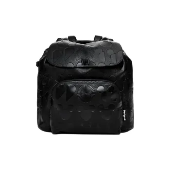 Desigual Polyurethane Backpack Regular Women's Black