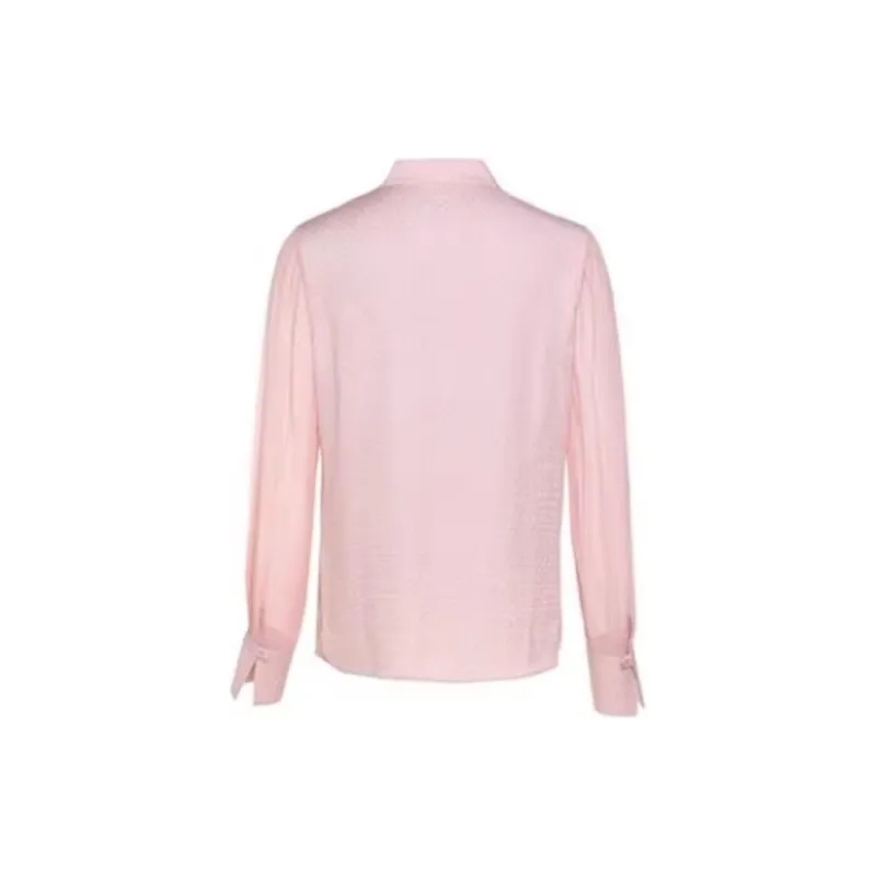 QIAOWANNI Shirt Women's Coral Pink-1