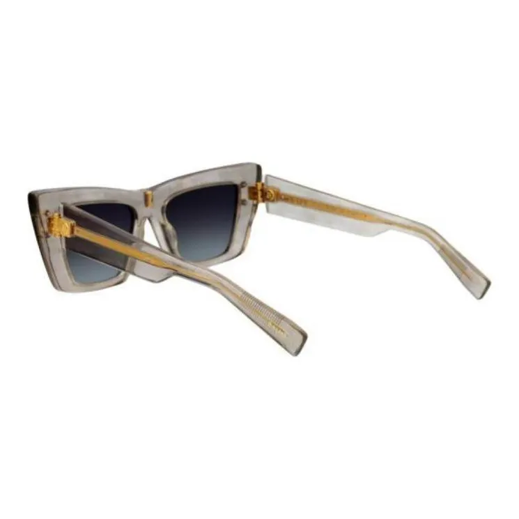 BALMAIN Acetate Cat Eye Sunglasses Unisex Transparent-1