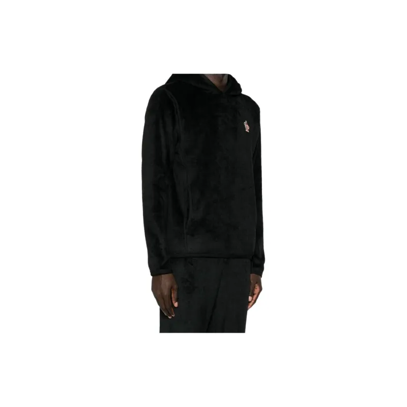 Moncler Logo Patch Fleece Hoodie-2