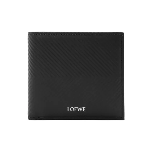 LOEWE Calfskin Wallet Men's Black
