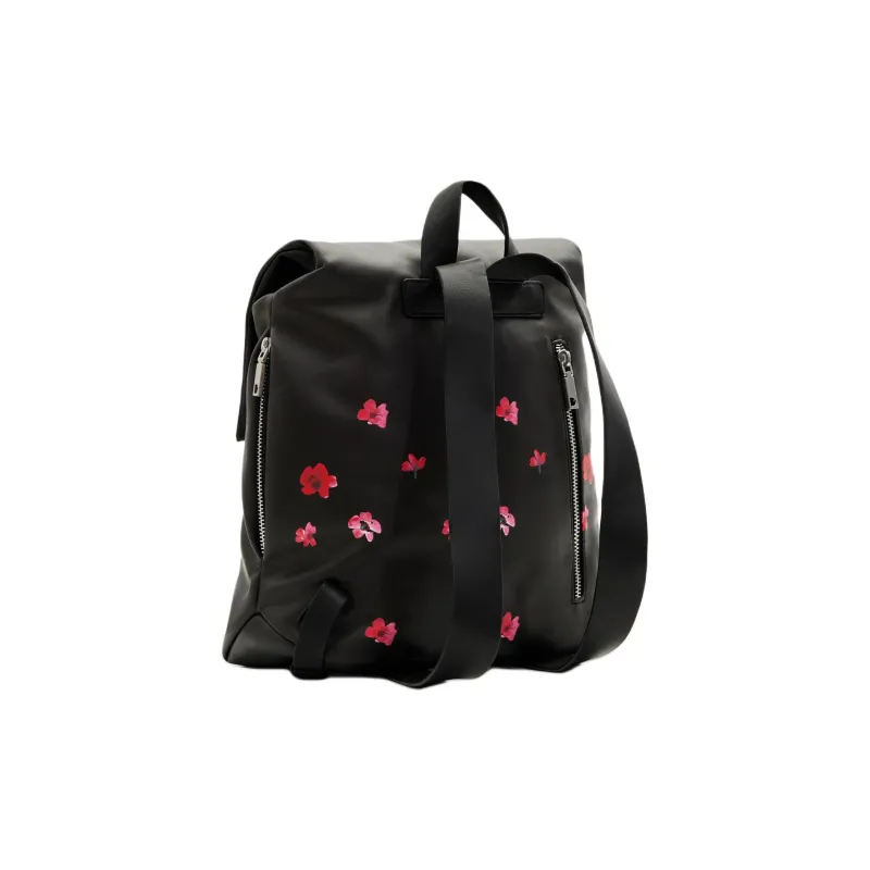 Desigual Polyurethane Backpack Trumpets Women's Black-2