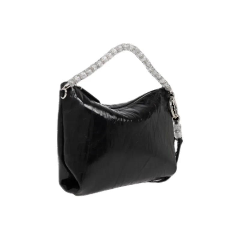 Jimmy Choo Leather Handbag Women's Black-1
