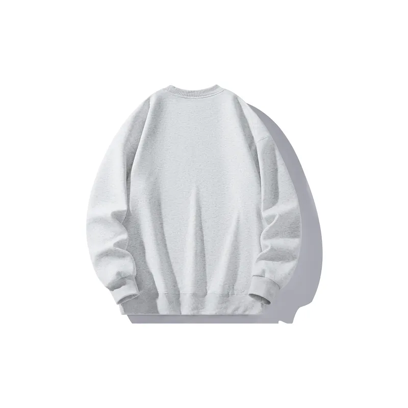 ZMOH Fleece Lined Crew Neck Sweatshirt Unisex-8