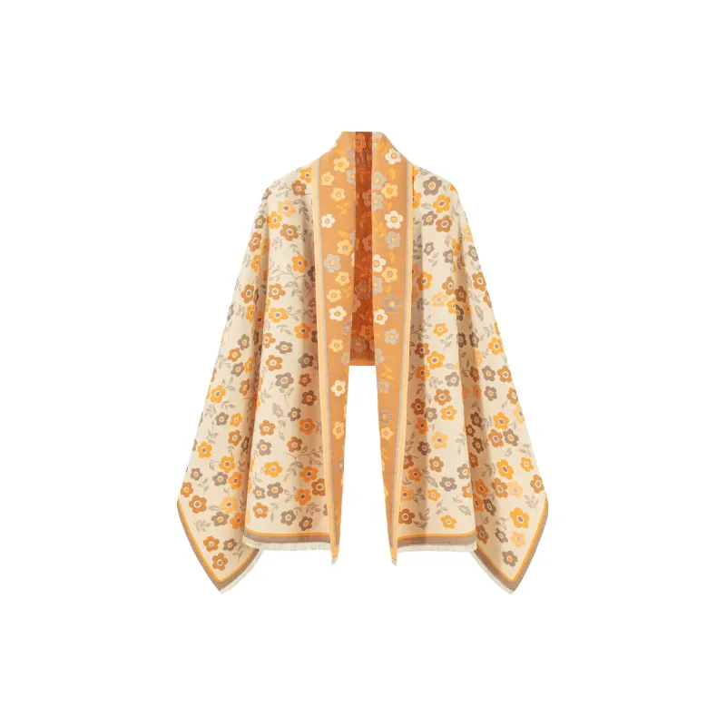 Shanghai Story Polyester Knit Scarves Women's-55