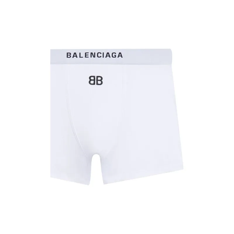 Balenciaga Sports Slip Shorty 'White'-3