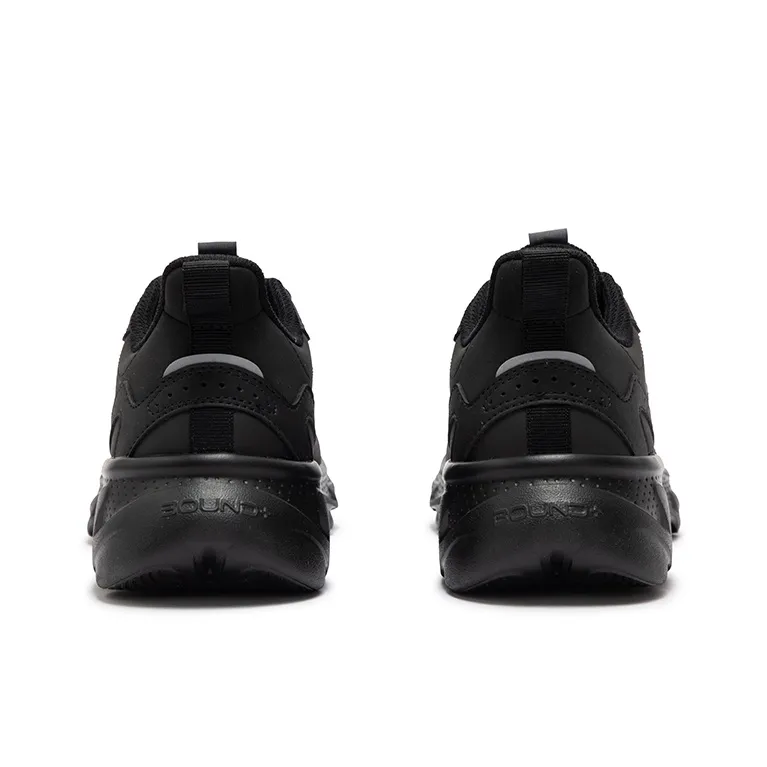 361° Flick Series Cushioned Wear Resistant Water Resistant Low Top Casual Athletic Shoes Men's Obsidian Black-2