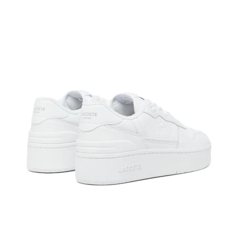 LACOSTE T-Clip Low-Top Skateboard Shoes Women's White-2