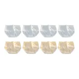 8 Pack (4 Blue+4 Yellow Cream)