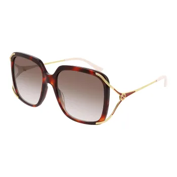 GUCCI Square Rectangle Sunglasses
