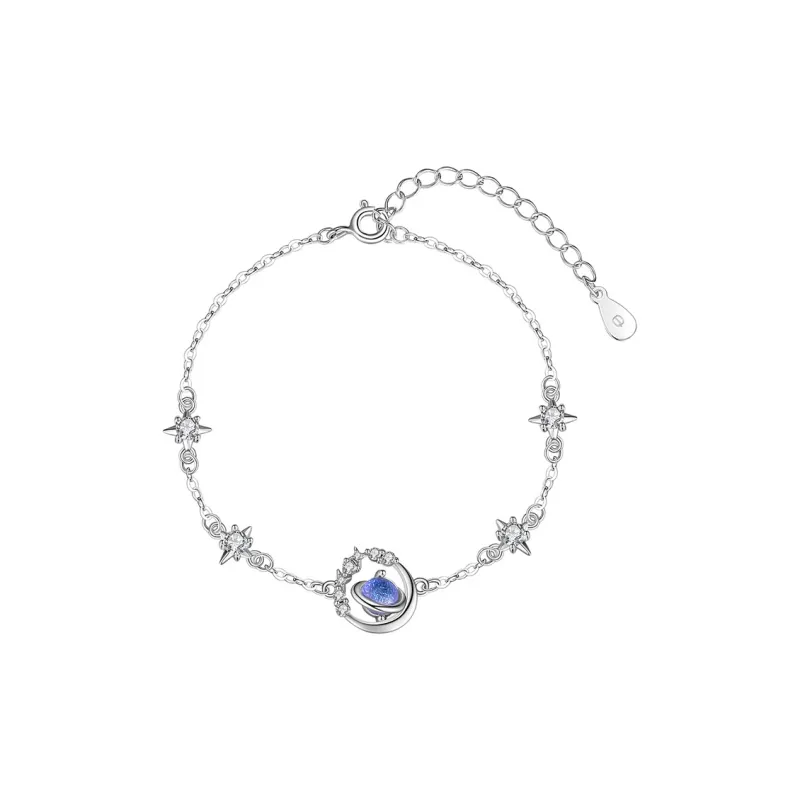QIDUYINSHI S925 Silver Bracelets Women's-0