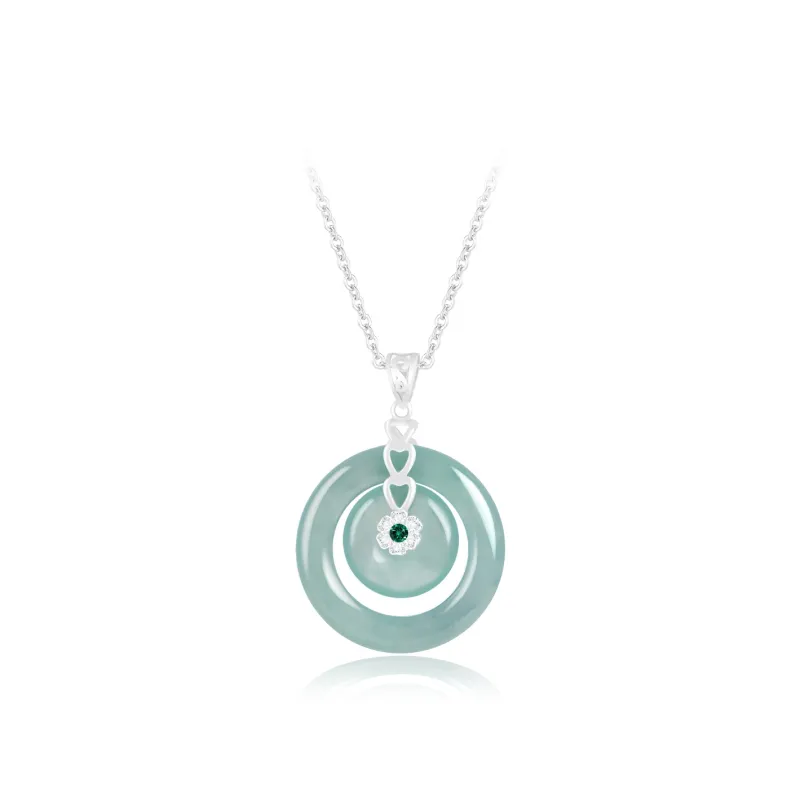 Cuz Strange Intention Bean Type Jadeite Necklaces Women's-0