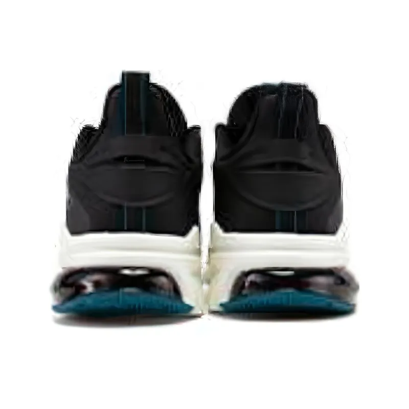 361° Cushioning, Wear Resistant Low Top Running Shoes Men's Black Cyan-3