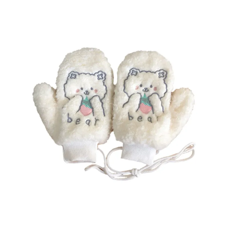 YUZHAOLIN Plush Knit Gloves Unisex-0