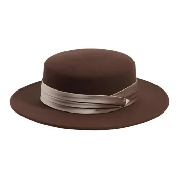 Christys Cotton Top Hats Unisex Chocolate Brown