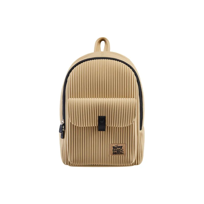 ONIMALS Memory Foam Backpack Regular Unisex Coffee/Khaki/Ange Pink-2