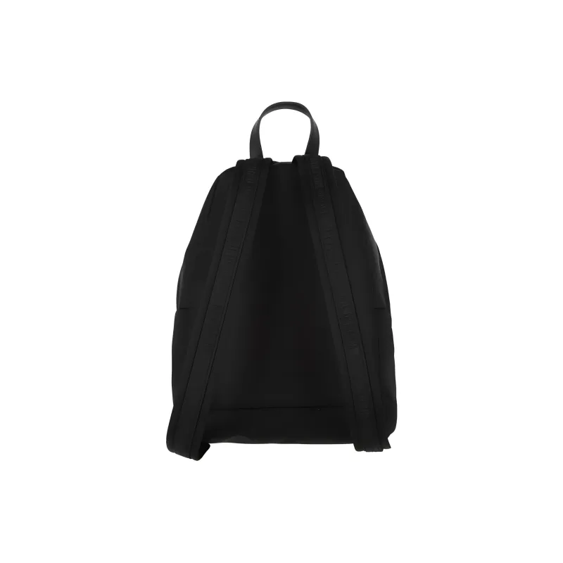 MOSCHINO Nylon Backpack Women's Black/Black Gold-2
