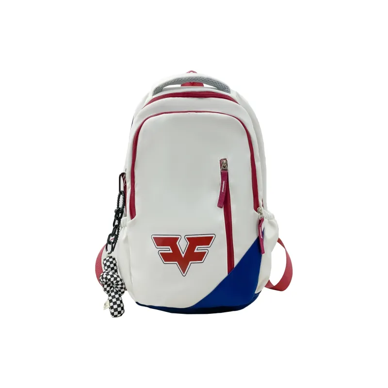 Villelon Nylon Backpack Unisex Red/Blue/Black/Red Blue Multicolor-28