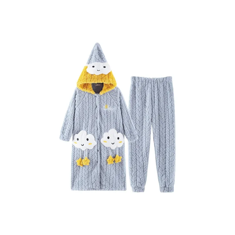 Maultiay Pajama Set Unisex Blue-6