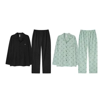 Cotton Gene Pajama Set Men's Combo Set