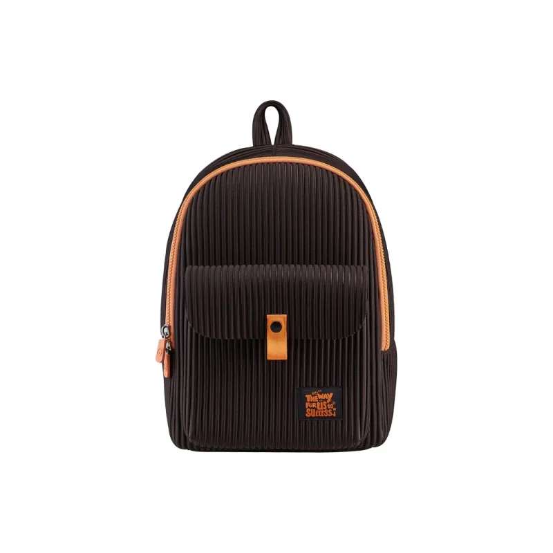 ONIMALS Memory Foam Backpack Regular Unisex Coffee/Khaki/Ange Pink-0