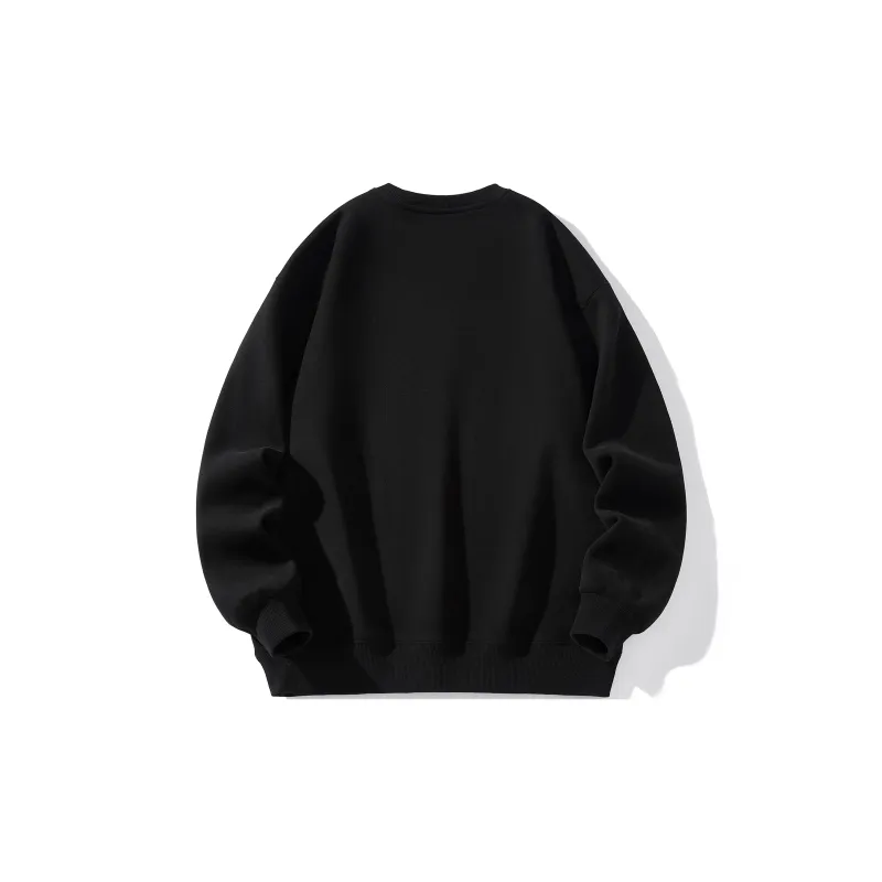 ZMOH Fleece Lined Crew Neck Sweatshirt Unisex-11
