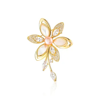 Mofei Freshwater Pearl Brooches Women's