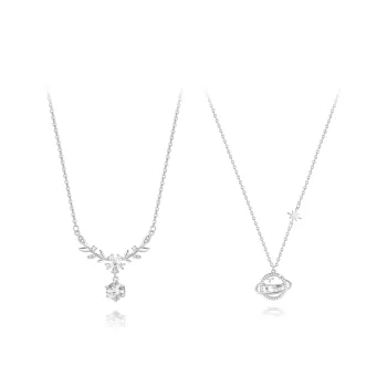 BLANK IN BLANK Sterling Silver Necklaces Women's Bestie Birthday Gift Girl