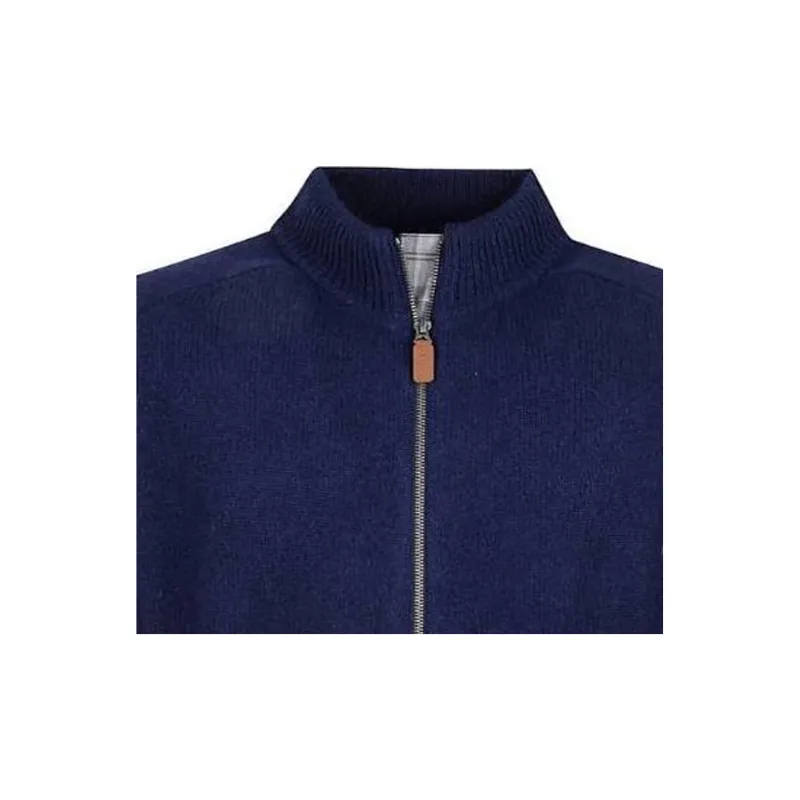 BARBOUR Talder Zip Up Knit Sweater-2
