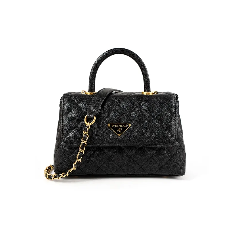 Vigno Synthetic Leather One Shoulder Handbags Regular Women's Black-13