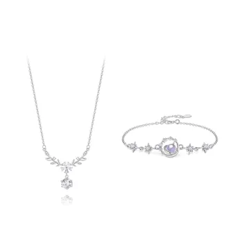 KUMET Sterling Silver Necklaces Women's Anniversary Birthday