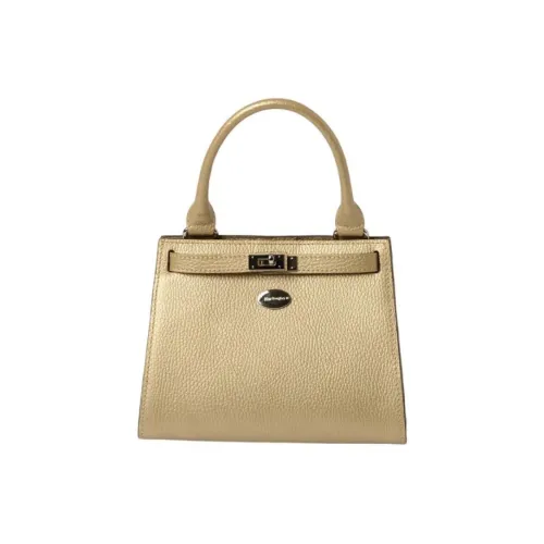 MAC DOUGLAS Grain Buffalo Leather Handbag Mini Women's Sand