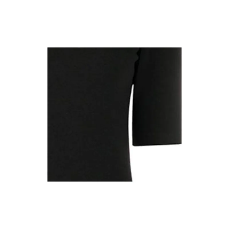 Balenciaga T Shirt Slim Fit Women's Black-3