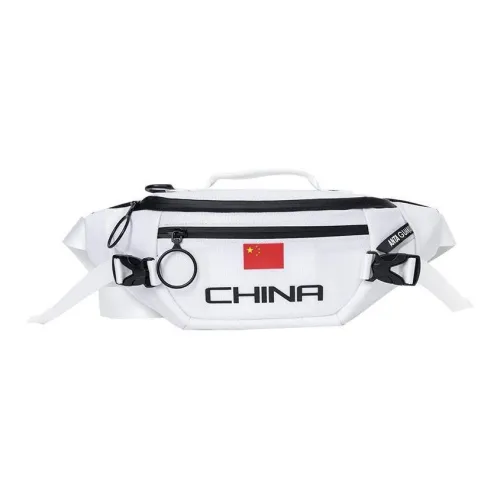 Anta Polyester Fanny Pack Regular Unisex White