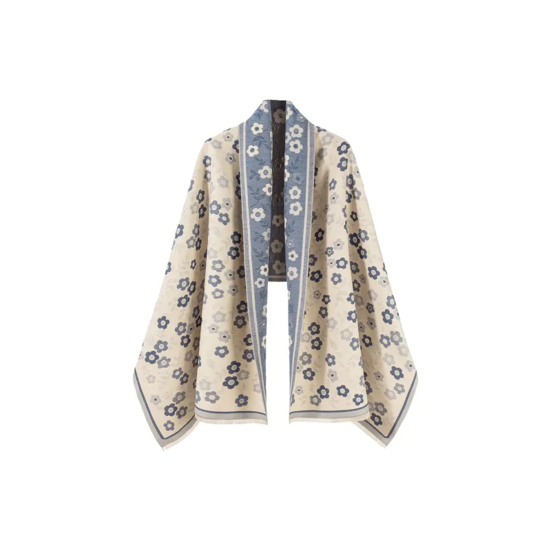 Shanghai Story Polyester Knit Scarves Women's-53