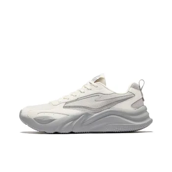Erke Dominant 3.0 Anti Slip Wear Resistant Low Top Casual Shoes Men's White Gray