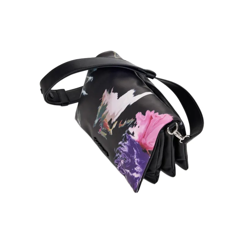 Desigual Polyurethane Shoulder Bag, Crossbody Bag, Handbag Regular Women's Black-2