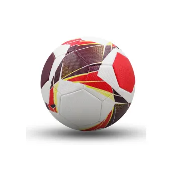 THREEHUAN Size 5 Ball Soccer PVC Unisex Purple White Red