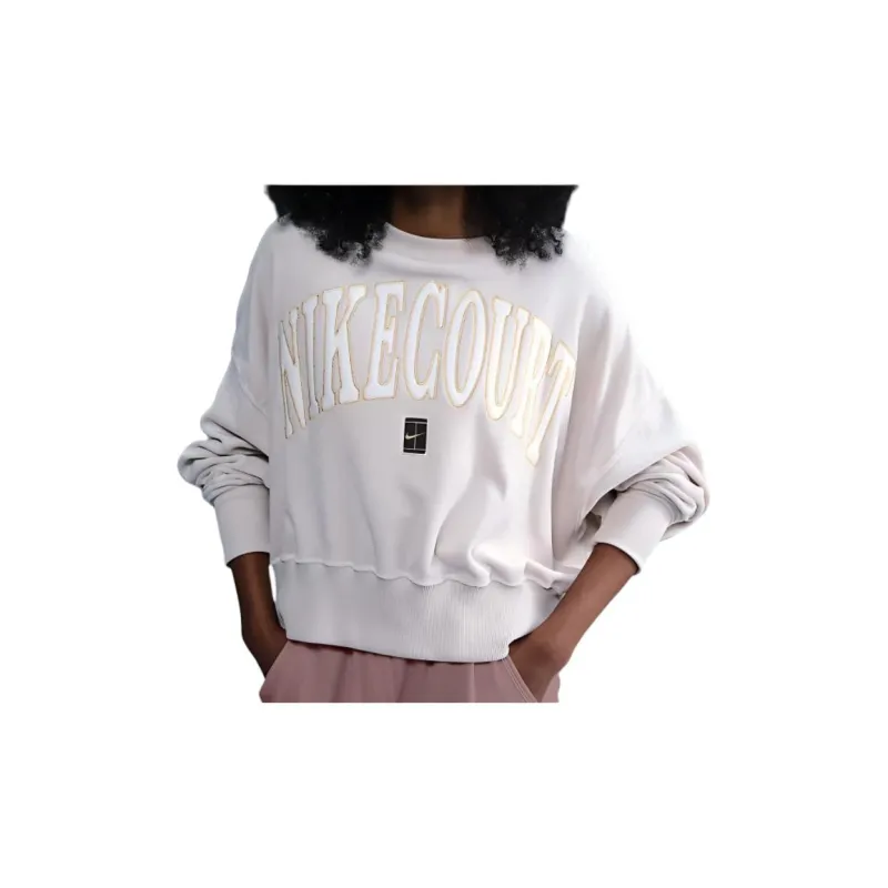 NikeCourt Heritage Women's Over-Oversized Crew-Neck Graphic Tennis Sweatshirt-3