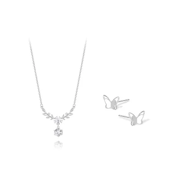 KUMET Sterling Silver Necklaces Women's Couple Birthday Gift For Anniversary