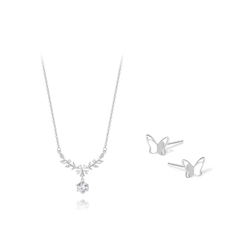 KUMET Sterling Silver Necklaces Women's Couple Birthday Gift For Anniversary